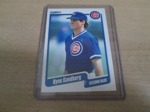 1990 FLEER CANADIAN BASEBALL CARDS / 40 RYNE SANBERG CHICAGO CUBS