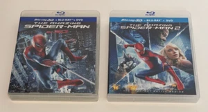 The Amazing Spider- Man 1 & 2 in 3D (Blu-ray 3D/2D + DVD) Andrew Garfield - Picture 1 of 6