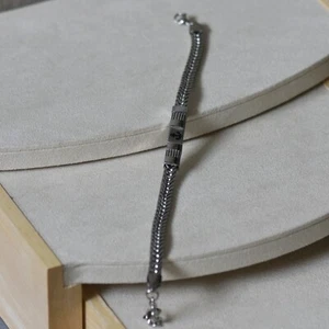 Bracciale uomo in acciaio a maglia morbida - Imagen 1 de 3