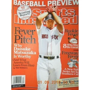DAISUKE MATSUZAKA sports illustrated BOSTON RED SOX baseball preview NO LABEL - Picture 1 of 1
