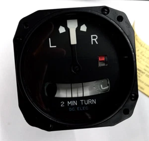 Overhauled Electric Gyro P/N# 1234T100-7TZ TURN AND SLIP INDICATOR - Picture 1 of 6