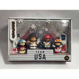 Ensemble de collection sports d'hiver Fisher-Price Little People Team USA
