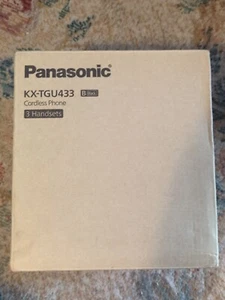 Panasonic Cordless Phone KX-TGU433W, Easy to Use w Large Display - Zdjęcie 1 z 4