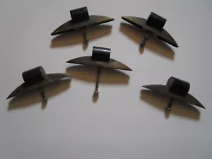 Vintage Bakelite & Metal Drawer Handles Set of FIVE (5) - Picture 1 of 11