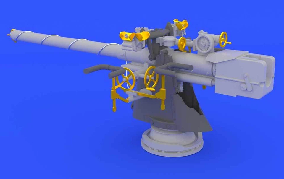 Eduard Brassin German Submarine 8,8cm Gun U-Boat Revell 1:72 Modello Kit Flak - Immagine 1 di 4