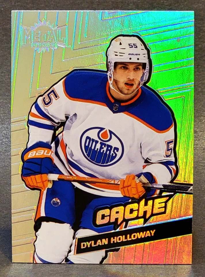 2022-23 Skybox Metal Universe Cache #C-11 Dylan Holloway - Image 1 of 2