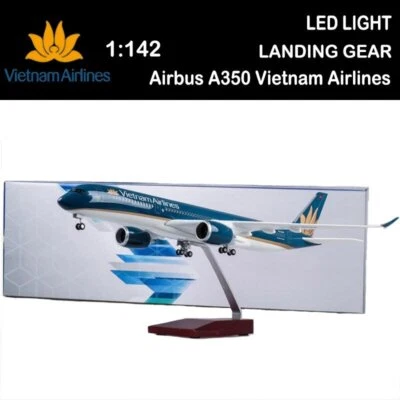 1/142 Vietnam Airlines Modelo de avión Resina Avión Avión Juguete Voz Luces LED Foto 1 de 4