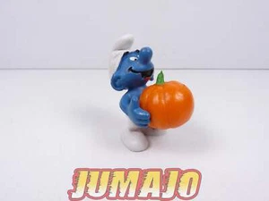 FIGZ10 Figurine PVC SCHLEICH Schtroumpfs smurf puffi : portugal Citrouille 5.5cm - Foto 1 di 3