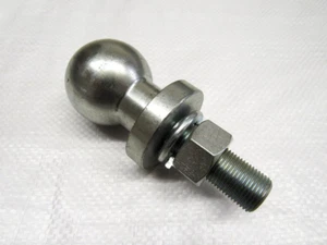 50MM ATV Tow Ball with 19MM Threaded Hitch Pin and Chain - Imagen 1 de 12