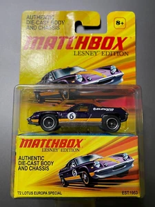 2010 Matchbox Lesney Edition '72 Lotus Europa Special Authentic Die-Cast - Picture 1 of 1