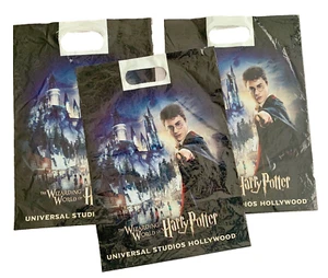 Universal Studios Hollywood Wizarding of World Harry Potter Shopping Bags 3x - Picture 1 of 5