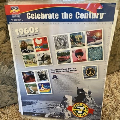 1999 Scott #3188 33c Celebrate the Century 1960s - Sheet of 15 MNH OG -Free Ship - Image 1 of 3
