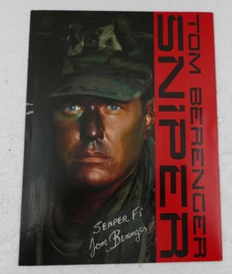 Tom Berenger "Sniper" Signed Authentic Photo A4 Fold Out ( Personnaly Obtained) - Picture 1 of 6