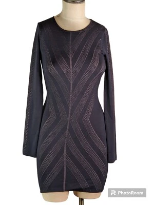 Vestido Torn by Ronny Kobo Marrón/Tostado Estampado Geométrico, S, Usado en Excelente Condición  Foto 1 de 4