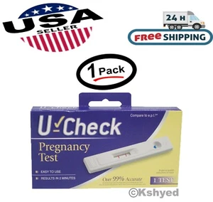 U Check Schwangerschaftstests/Prueba de Embarazo 99% genau (1er Pack) - Neu - Bild 1 von 4