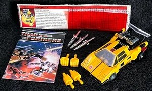 G1 1984 SUNSTREAKER • 100% COMPLETE w/TECH SPEC #2 • VINTAGE G1 TRANSFORMERS - Picture 1 of 9