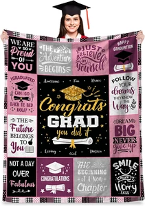 Graduation Gifts, College Graduation Blanket Gifts for Women, Best Graduation Gi - Picture 1 of 12