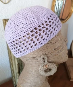 Bonnet Bob Chapeau crochet fait main modèle unique NEUF  - Foto 1 di 4