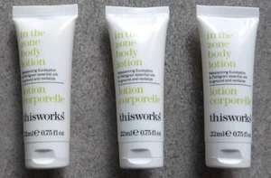 3 thisworks In The Zone Body Lotion - Coconut Oil - Eucalyptus - Essential Oils - Picture 1 of 1