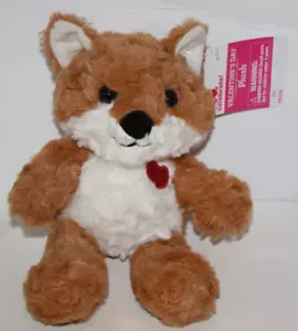 Way To Celebrate Swirl Fox 10" Rust Brown White Soft Toy Plush Valentine Walmart - Picture 1 of 10