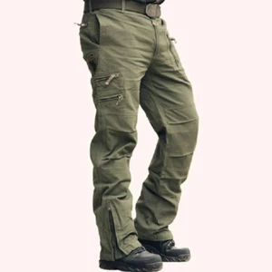 Men's Multi Pockets Cargo Pants - Picture 1 of 65