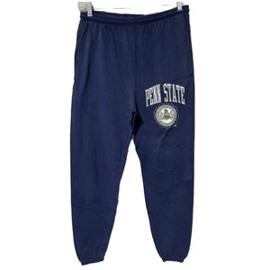 Felpa leggera vintage anni 80 Penn State University Crest cotone joggers M - Foto 1 di 7