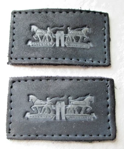 FROM Levi Strauss & Co. Footwear : 2 Small  LOGO Patches - See Measurements - Picture 1 of 3