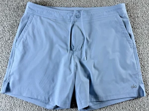 Alo Yoga Sport Shorts Herren Large Azure Baby Blue Active Zip M6106R - Bild 1 von 12