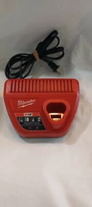 Milwaukee M12 Charger (Battery Charger Only) Pre-owned EUC handheld tools  - Picture 1 of 4