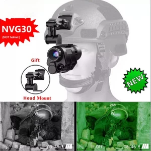 NVG30 Night Vision Goggles Monocular Infrared 1920x1080p WiFi Hunting Wide View - Picture 1 of 15