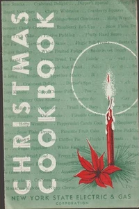 New York State Electric & Gas Christmas Cookbook c1960s 15 pg. Booklet - Picture 1 of 4