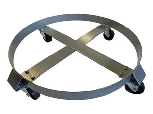 55 Gallon Drum Dolly with 4 Swivel Caster Wheels barrel cart - Picture 1 of 1