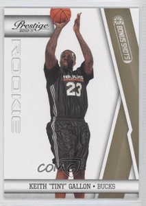 2010-11 Prestige Bonus Shots Gold /249 Keith Gallon Tiny #197 Rookie RC