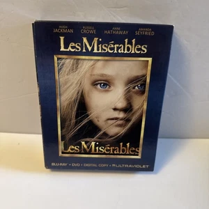 Les Misérables  (Blu-Ray + DVD, Deluxe Edition) 3 Disc Set Target Exclusive - Picture 1 of 3