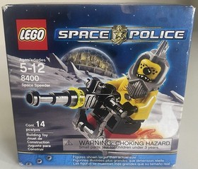 Lego Space Police 8400 Space Speeder and Alien Snake Minifigure Brand New Rare