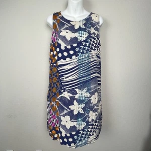Jams World Sleeveless Dress Size S Aloha Hawaiian Resort Beach Rayon USA - Picture 1 of 5