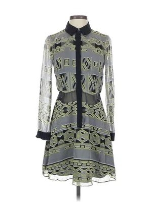 Charlotte Ronson Women Gray Casual Dress 2 - Image 1 of 4