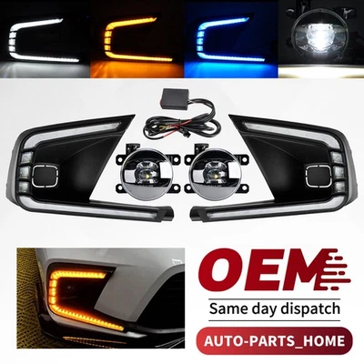 Kit de luces antiniebla LED DRL y conducción hatchback sedán Honda Civic 2022 2023 2024 Foto 1 de 4