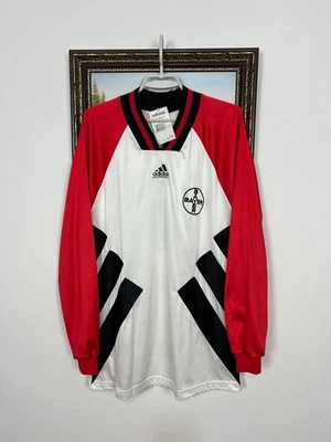 Vintage 90's Adidas Bayer 04 Leverkusen football Long Sleeve Shirt New Jersey L - Image 1 of 4
