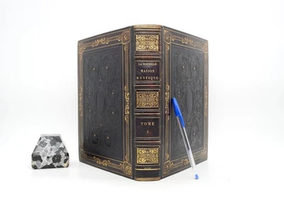 Reliure signée de THOUVENIN - La Nouvelle Maison Rustique (1805) J. F. BASTIEN - Photo 1/4