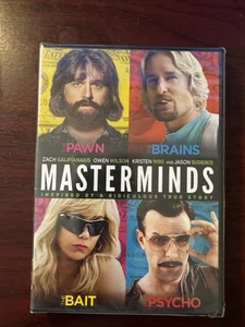 Masterminds (DVD, 2017) Factory Sealed Free Shipping - Imagen 1 de 2