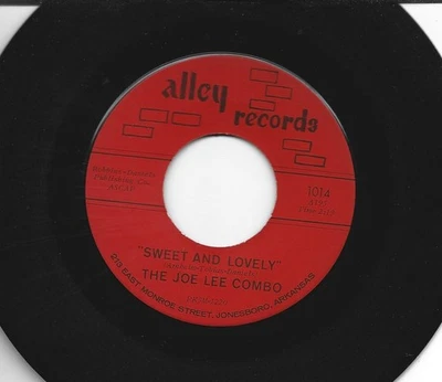 SOUL FUNK MOD 45 - JOE LEE COMBO - SWEET AND LOVELY - HEAR 1969 ARKANSAS ALLEY - Image 1 of 2