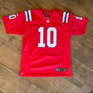 New England Patriots Youth Nike Mac Jones NFL Football Jersey Size Large - Picture 1 of 6
