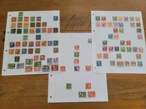 Briefmarken Schweden auf 3 Seiten - Bild 1 von 4