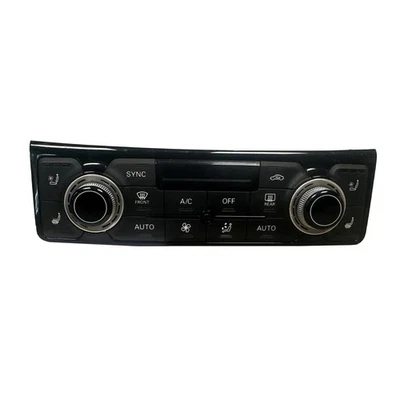 OEM Black Automatic Temperature Control Fits 2011-2014 AUDI A8 S8 - Image 1 of 3