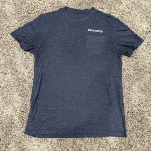 Camiseta Deschutes Hombre M Azul Gráfico - Imagen 1 de 5