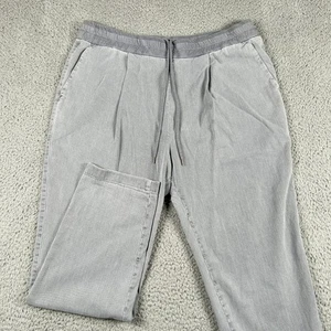 Pantalones James Perse para mujer grandes 3 grises con cordón elástico informal salón - Imagen 1 de 9