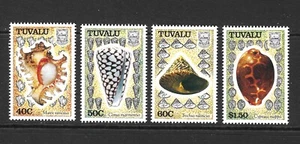Tuvalu Scott 562-65 Shells MNH 1991 - Picture 1 of 1
