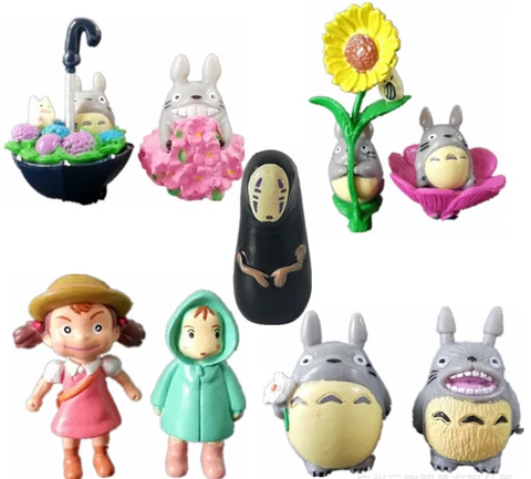 9Pcs Anime My Neighbor Totoro Action Figure Collection Kids Baby Doll Gifts Toys Cover