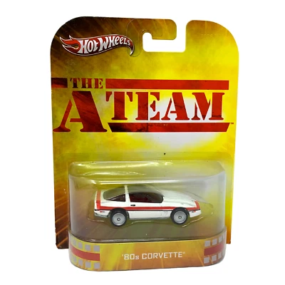 Corvette 1:64 fundido a presión Hot Wheels Retro Entertainment The A Team años 80 Foto 1 de 3